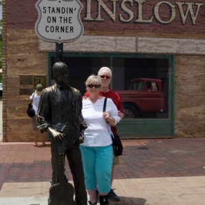 Winslow AZ Picture with Nana and Beebop